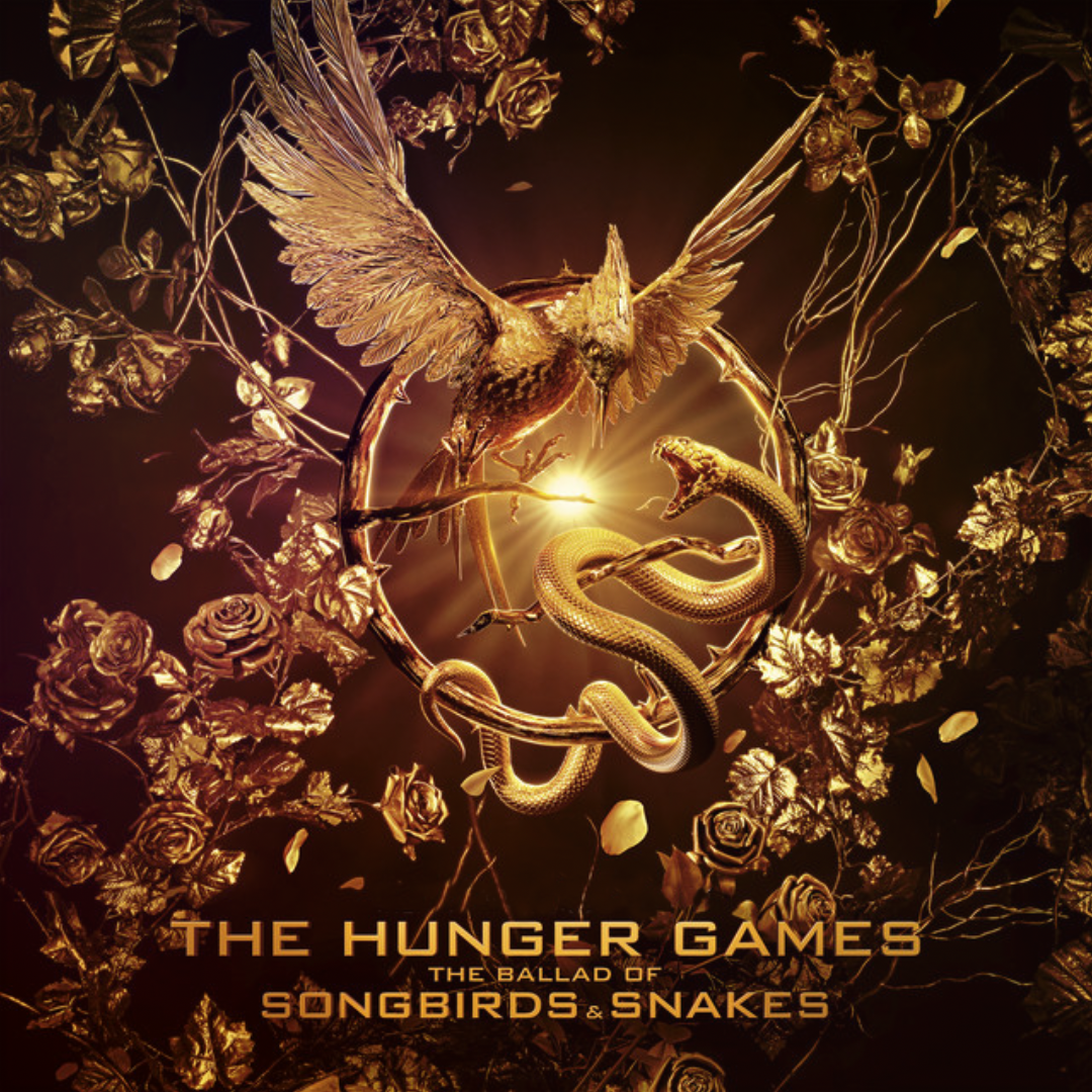 Hunger Games, songbirds and snakes logo