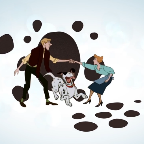 101 Dalmatians parents holding hands