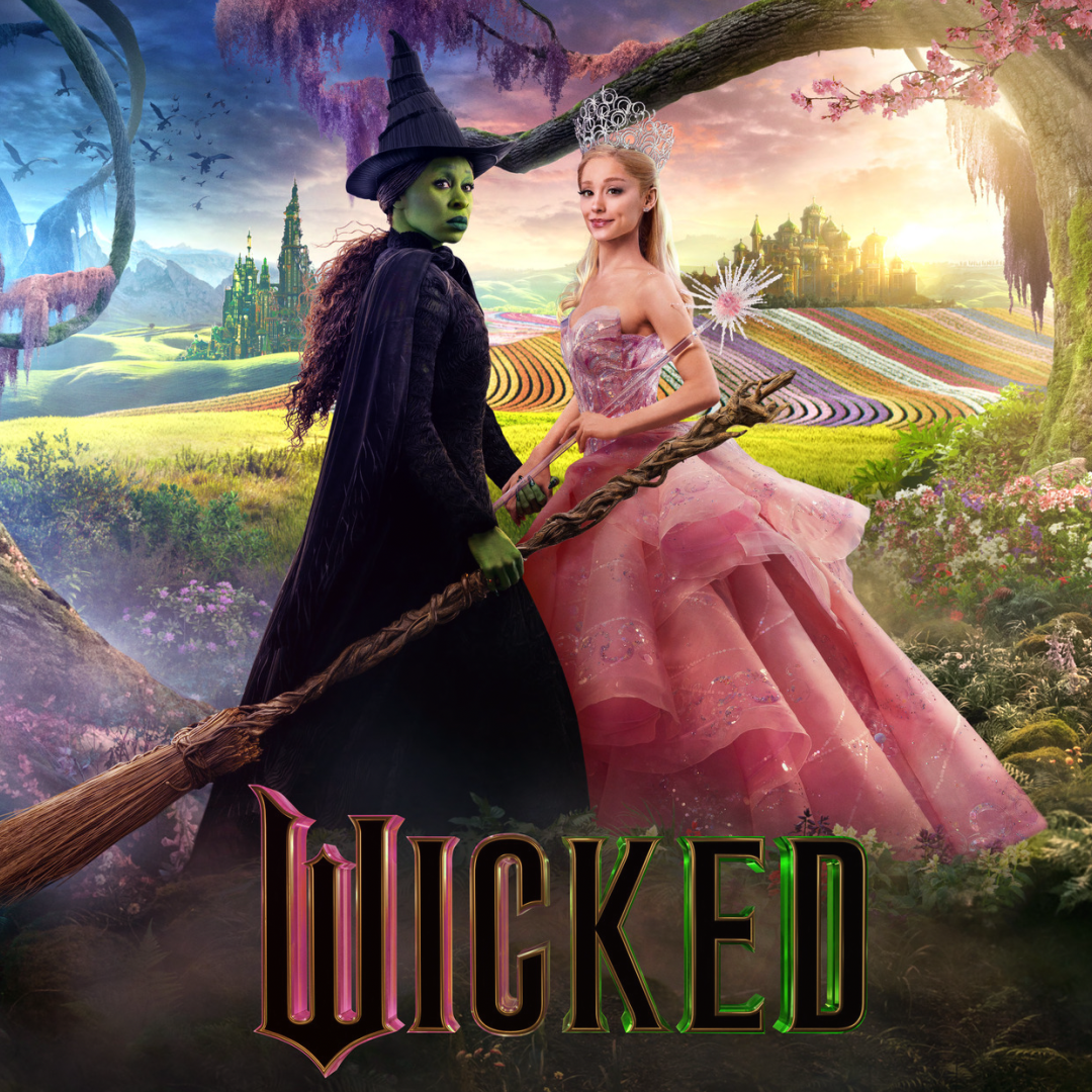 Wicked, Glinda and wicked witch posing