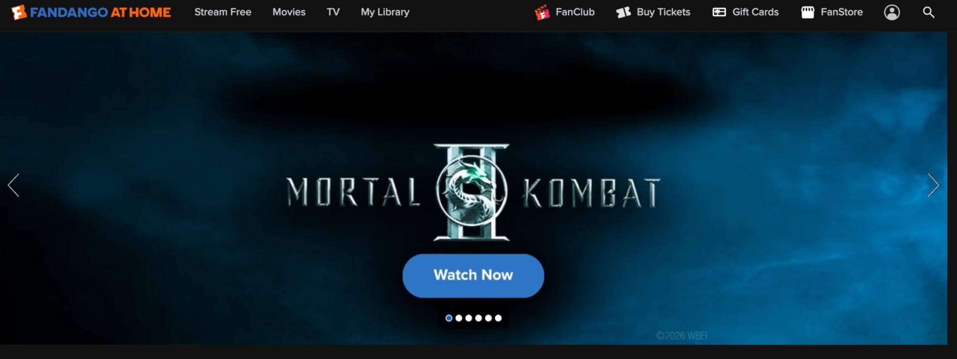 Mortal Kombat 2 Logo fandango banner